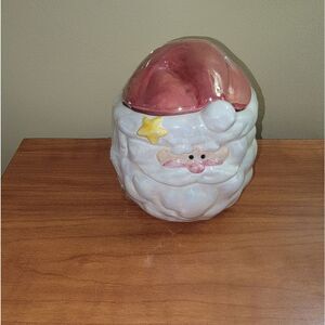 🆕️🎅Vintage Santa Cookie/Candy Jar by Wedgewood Countryware - WCL